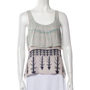 Vena Cava Silk Printed Top
